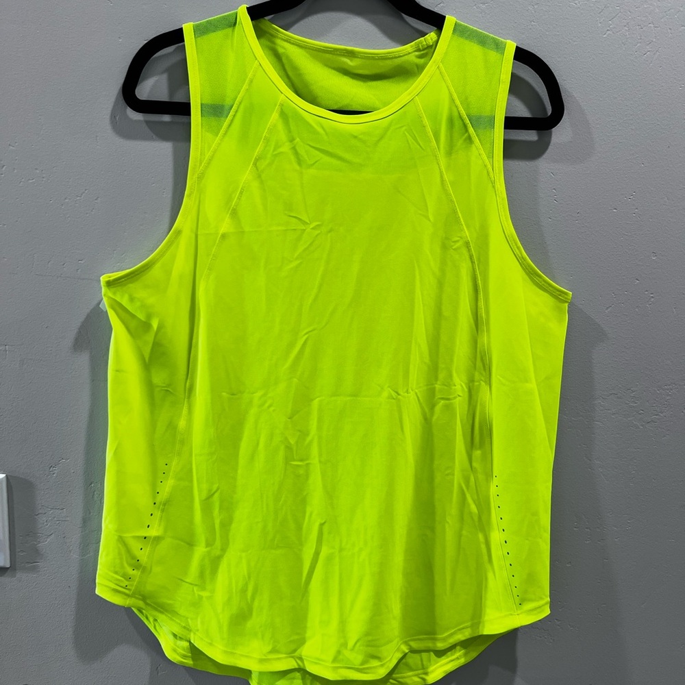 Lululemon Athletica Yellow Relaxed Muscle Tee